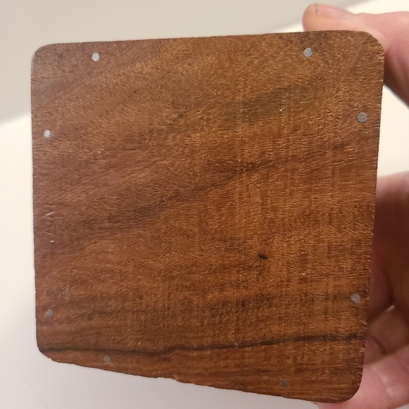 Vintage 1970 Style Carved Wooden Box - Picture 5 of 8